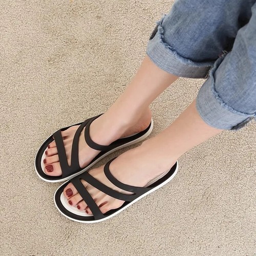 2025 new summer outdoors Beach Sandals soft sole Lightweight Flat slippers. - Picture 4 of 28
