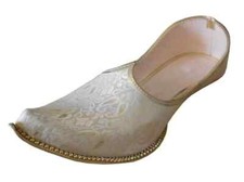 Men Shoes Indian Handmade Leather Jutties Mojaries Flip-Flops Flat Khussa US 7