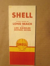 Shell Map of Long Beach and Southern Los Angeles 1960