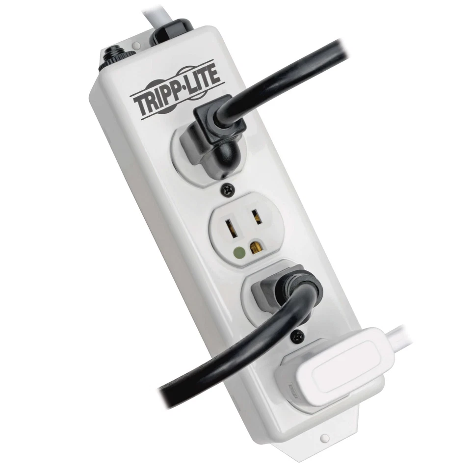 TRIPP LITE PS-415-HG 4 Outlet Safe-IT Medical-Grade Power Strip with 15ft Cord - Image 2 of 4