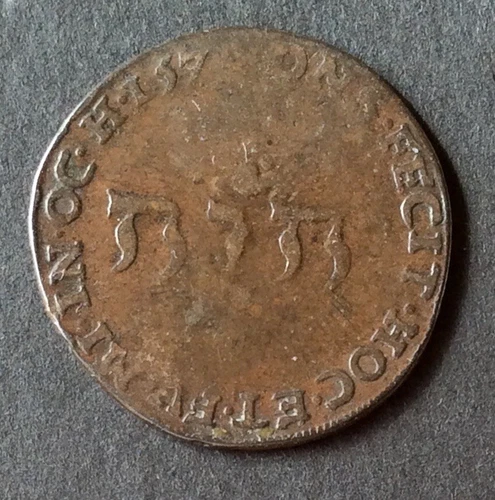 Spanish Netherlands - Rare Token 1574 - RELIGIOUS FREEDOM in Holland - Jehovah