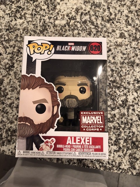 Funko Pop Black Widow Movie Alexei 620 Marvel Collector Corps New exclusive box | eBay