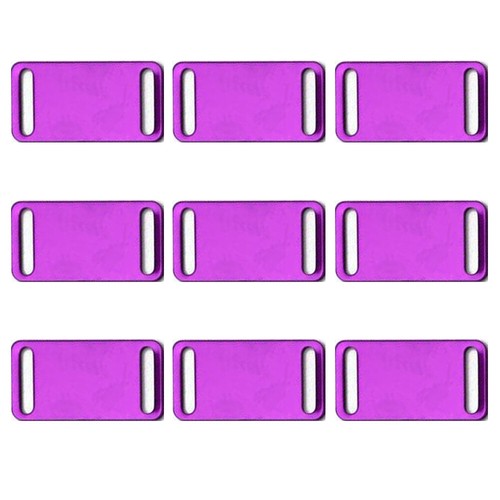 20pcs Wholesale Blank Aluminum Dog ID Tags Slide-On Personalized Pet Name Tag - Picture 9 of 12