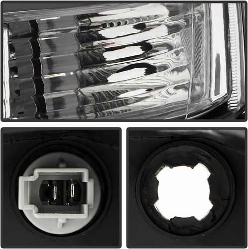 For 2006-2008 Suzuki Grand Vitara Projector Headlight Chrome Clear Left+Right - Picture 9 of 16