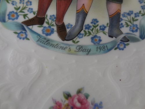 VALENTINE 'S DAY Collectors Plate, Boxed Royal Doulton 1980. NIB. - Picture 8 of 10