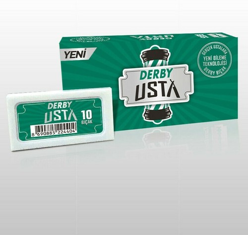 100 pcs Derby Double Edge Razor Blades Usta For Safety Razors - Picture 2 of 5