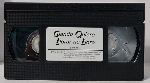 Cuando Quiero Llorar No Lloro Valentin Trujillo Veronica Castro (VHS Spanish) - Imagen 5 de 5