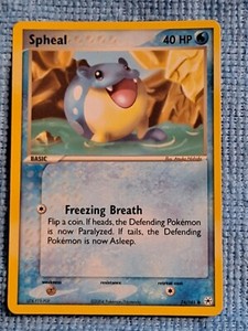 Pokemon Card  Spheal #74/101 Hidden Legends  Common NM