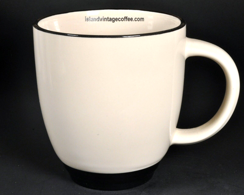 Artículos vintage para café y restaurante Island 12 oz. Taza de café curva Daga Hawaii - Imagen 2 de 4