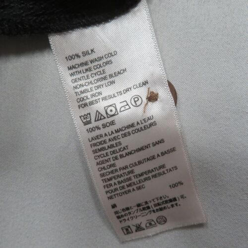 TOMMY BAHAMA Shirt Size Large Black 100% Silk Original Fit Button-Up Shirt - Picture 9 of 10