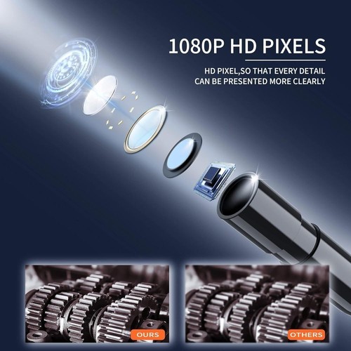 Auktion - Lagerräumung!5M Endoskop mit 4.3 LCD 1080P HD Inspektionkamera 8mm DHL - Bild 5 von 7