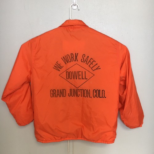 Dowell Mens L (Baggy) or XL Orange Safety Jacket Grand Junction Colorado - Picture 4 of 6