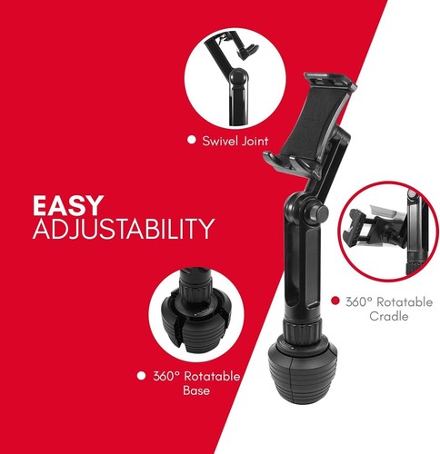 Cup Holder Tablet Mount - Heavy Duty iPad Cup Holder Car Mount Stand or Table... - Picture 4 of 9