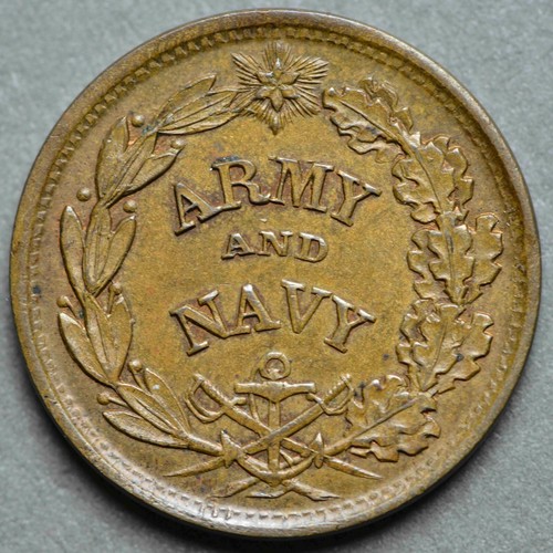 Ficha patriótica de la Guerra Civil 1863 206/320a R-3 AU - Imagen 2 de 2