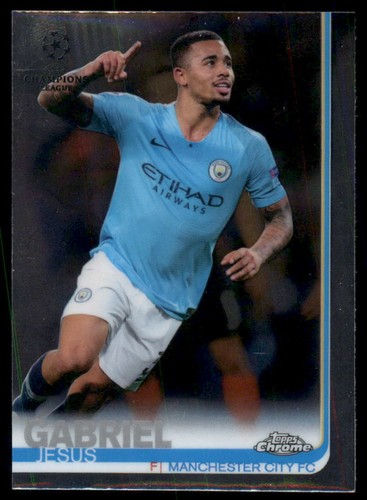 2018-19 Topps Chrome UEFA Champions League Gabriel Jesus #51