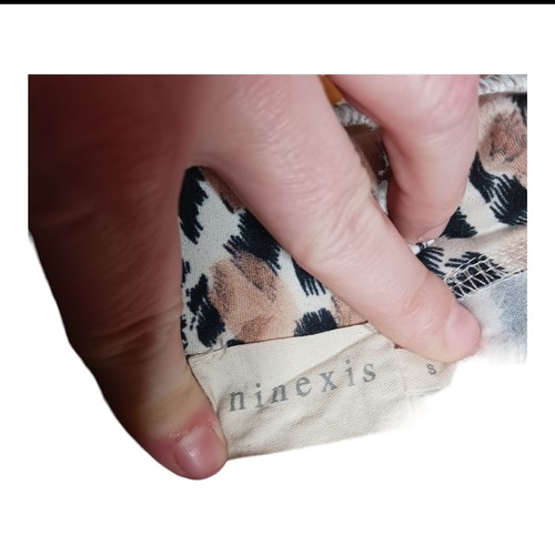 Leopardenmuster Animal Print 3-teiliges Pyjama Set Shorts Hose Kurzarm Oberteil Tasche Sm - Bild 5 von 16