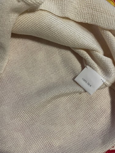 TSE Silk Sweater Beige Size S - Picture 3 of 5