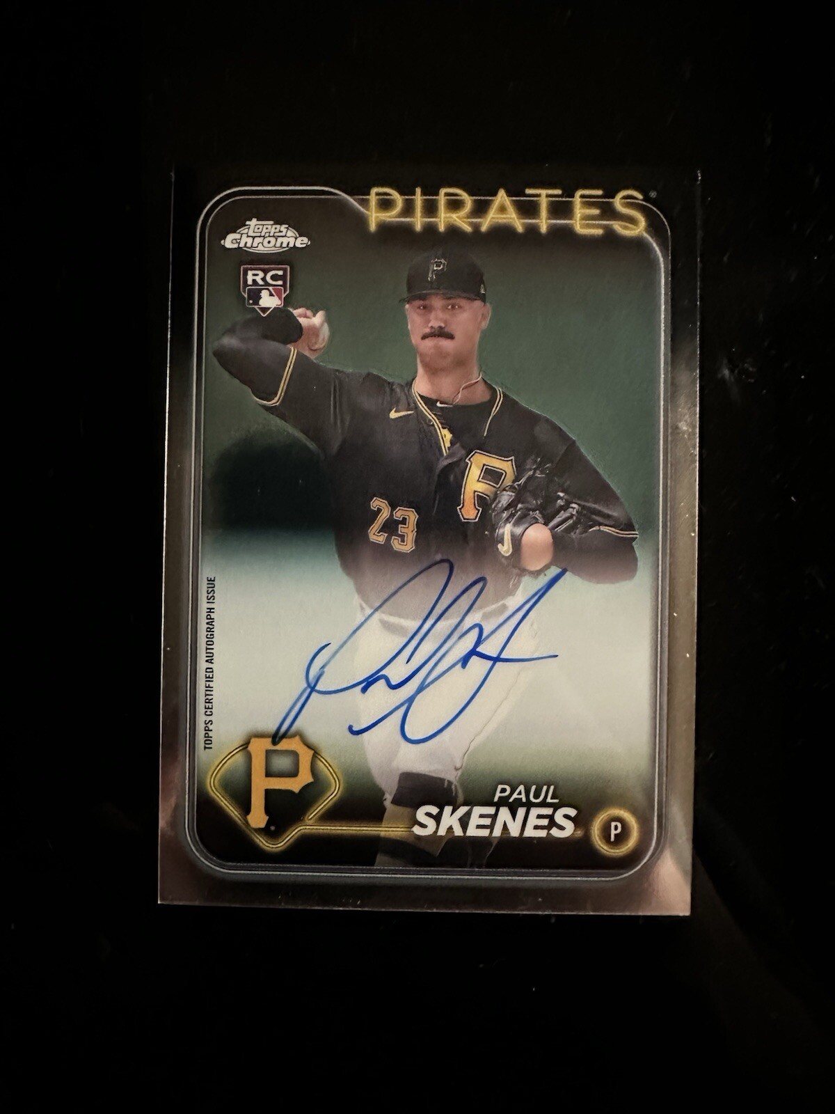 2024 Topps Chrome Update Paul Skenes Auto RA-PS