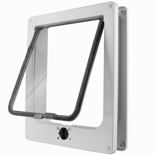 Cat Mate Puerta Gato Cierre 4 Vías con Túnel Puerta Gato Puerta Perro - Imagen 48 de 64