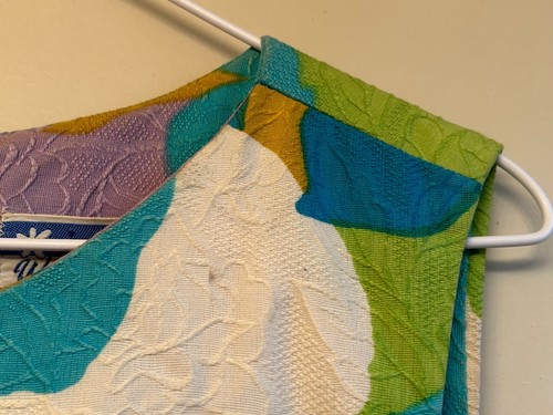 Vintage Waltah Clarke's Womans Maxi Hawaiian Dress 1960s Floral Multicolor S M - Picture 10 of 21