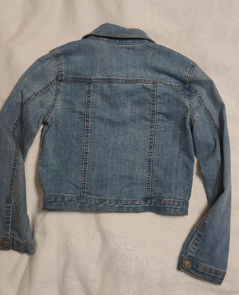 Chaqueta vaquera corta Nickelodeon Jojo Siwa para niñas talla S (7/8) Foto 2 de 4