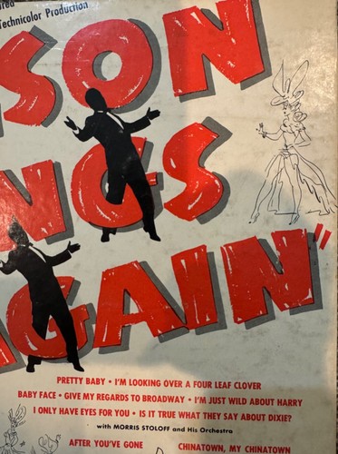 Jolson Sings Again 1949 Record Box Set of 4- 10” Albums - Picture 3 of 12
