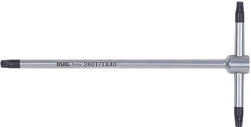 CHIAVI CHIAVE A T CON IMPRONTA TORX TX USAG 280 TTX PROFESSIONALI - Imagen 7 de 24