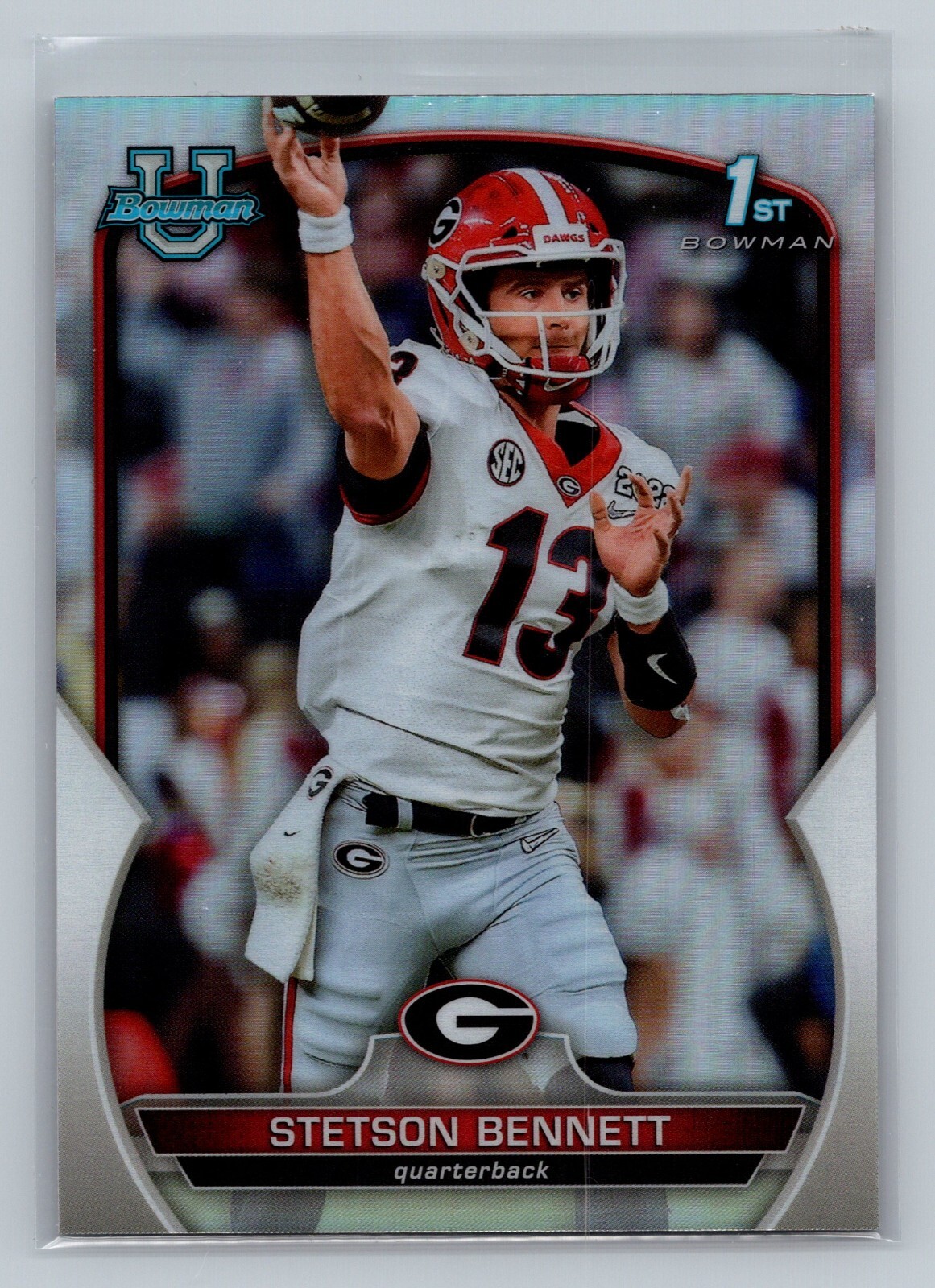 2022 Bowman University Chrome #39 Stetson Bennett Refractor 1st