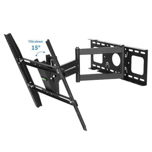 Full Motion Corner TV Wall Desk Mount Bracket Stand Plasma Flat Tilt Swivel 85" - Picture 50 of 57