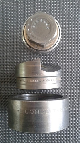 Juego de troqueles y perforadores Greenlee de 2" con perno de tiro de perno de rodamiento de bolas - Imagen 3 de 7