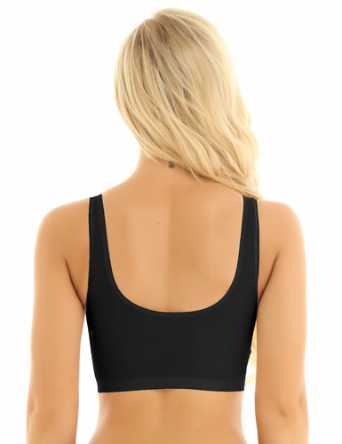 Mujeres Ropa Interior Sin Costuras Fitness Acolchado Yoga Sujetador Deportivo Entrenamiento Prenda para el torso Recortada Chaleco - Imagen 9 de 53