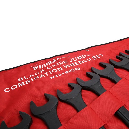1-5/16" - 2" SAE Black-Oxide Jumbo Combo Wrench Set Heat-treated Steel Tool 10PC - Picture 3 of 14