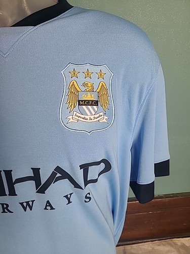 Nike Manchester City MC Home Soccer Jersey Authentic 2014 Men's Size Large L - Picture 4 of 13