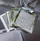 4X Modern Crystal and Mirror Coaster New Set of 4 Glitter Crushed Diamante Jewel