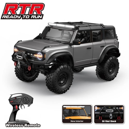 1/10 Rc Car 4WD with LED 2.4G Electric Remote Control Rock Off-road Vehicle Car - Picture 19 of 33