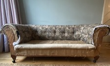 Antique Victorian 19th century Chesterfield Sofa *STAMPED Serial Number* 2 Seat 