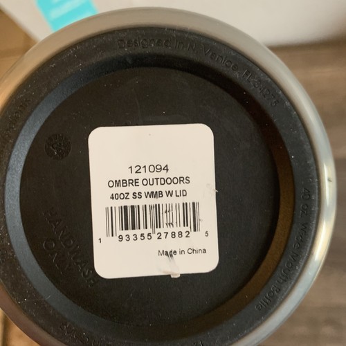 Botella de agua Tervis Deluxe boca ancha 40 oz impresión de ombre al aire libre - Imagen 5 de 8