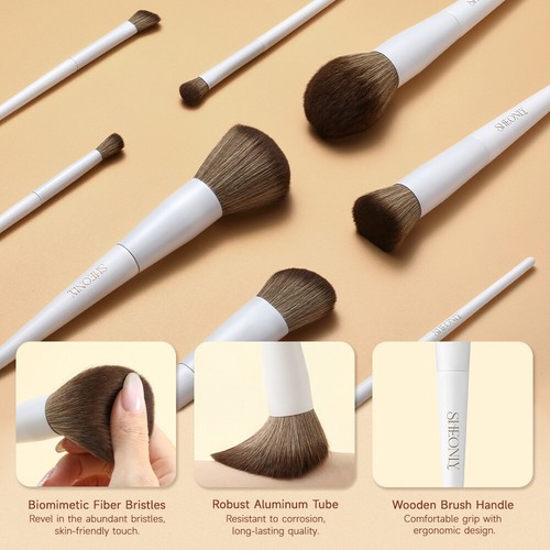 10/16/18 Pcs Kabuki Make up Brushes Eye shadow Blusher Face Powder Makeup Brush - Picture 26 of 64