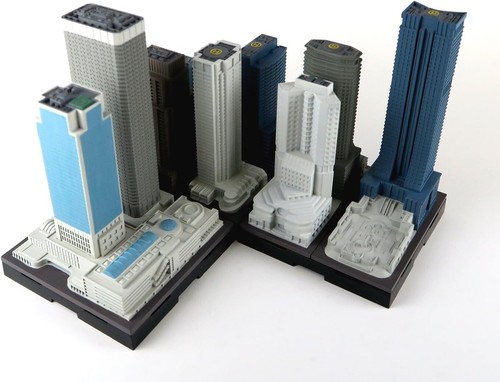 Geocraper Basic Unit Skyscraper TYPE-A ABS painted scale model 1/2500 scale - 第 10/11 張圖片