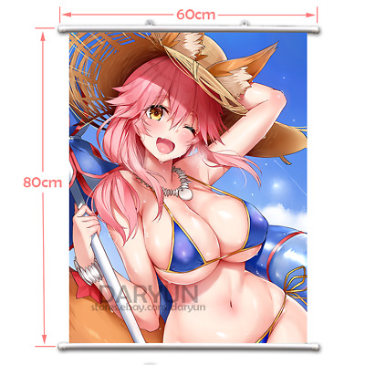 Fate Grand Order Tamamo no Mae Wall Scroll Poster free shipping 23.6X31.5 in