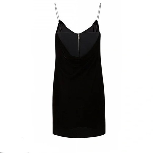 Dion Lee Womens Dress Size 4 Black Velvet & Tulle Architrave Corset Mini New - Picture 7 of 12