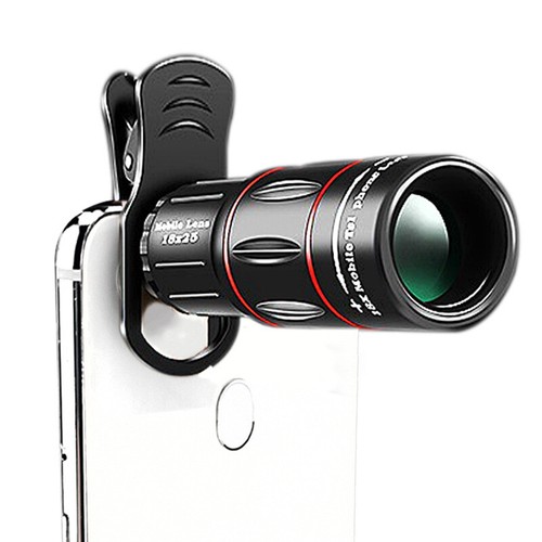 18x25 Monokularowy zoom HD Optyczny obiektyw telefonu komórkowego Teleobiektyw do smartfona - Zdjęcie 2 z 6