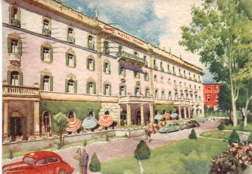 em 289 - 1950 SALSOMAGGIORE (Parma) Grand Hotel Milano - sehr guter Zustand - Ed. Saiga Genua - Bild 1 von 2