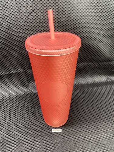 STARBUCKS 2021 Pink Pearl Studded 24oz Tumbler Cold Cup IN7339T - Picture 2 of 7
