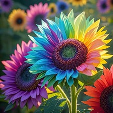 200Pcs Sunflower Autumn Beauty Mix Beautiful Flowers ORGANIC SEEDS