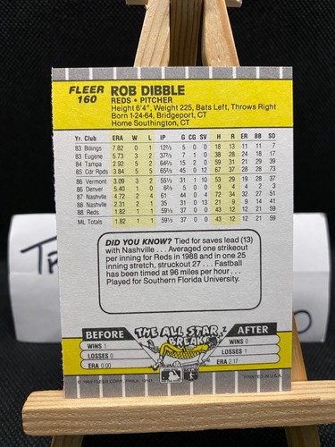 1989 Fleer Baseball MLB Cards *Add to Cart for Multi-Card Discount* FRESH PULLS - Picture 103 of 431