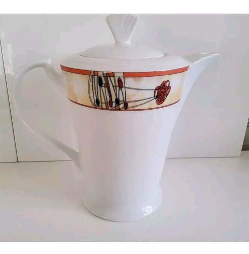 Glencairn Studio Rennie Mackintosh Fine Porcelain Kaffeekanne Jugendstil Deko - Bild 9 von 12
