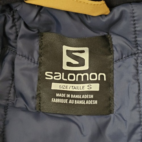 Salomon Edge Ski Jacket Mustard Mens Size UK S RRP £250 - Picture 12 of 12