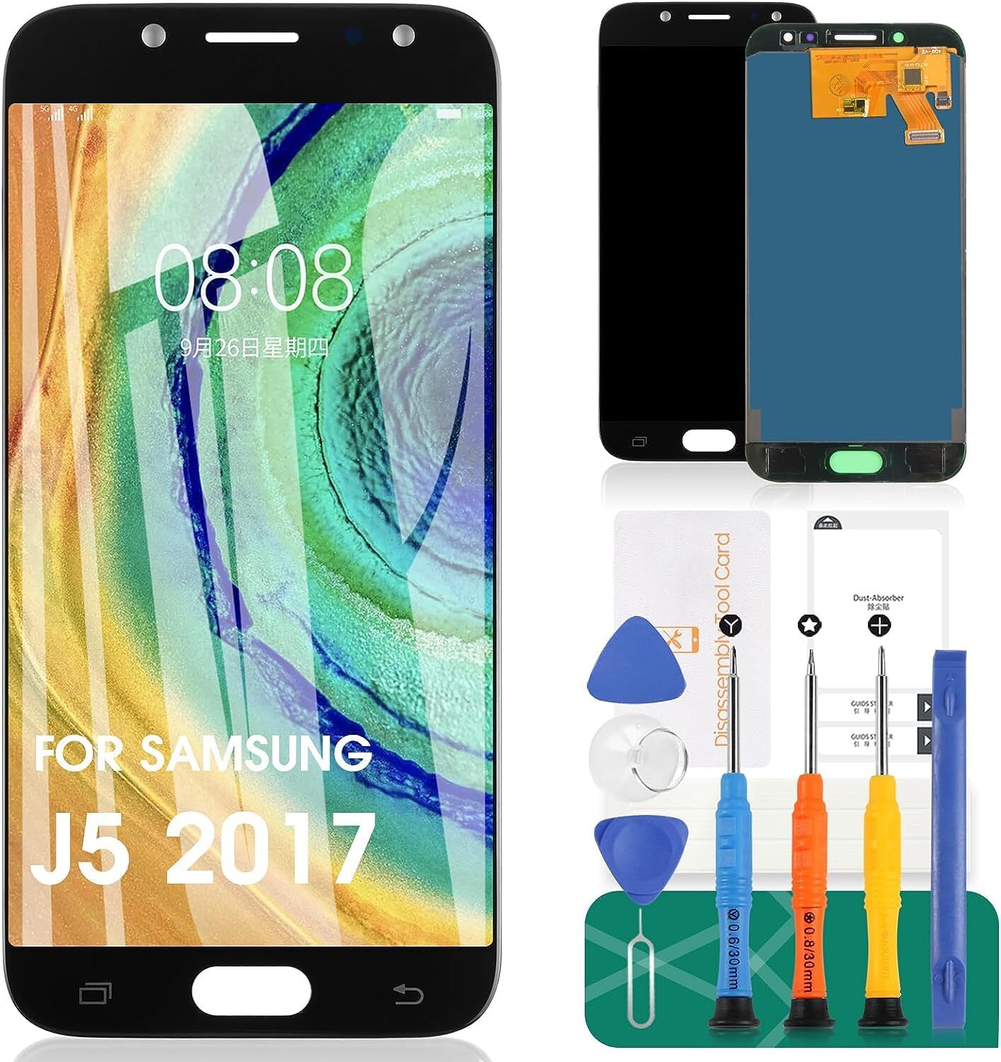 Для Samsung Galaxy J5 2017 LCD-Оригинальный ЖК-дисплей J530, оригинальный ЖК-дисплей J530F...