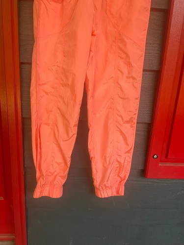 NEW FREE PEOPLE FP MOVEMENT BRIGHT NEON ORANGE THE WAY HOME JOGGER PANTS SMALL - Picture 2 of 16